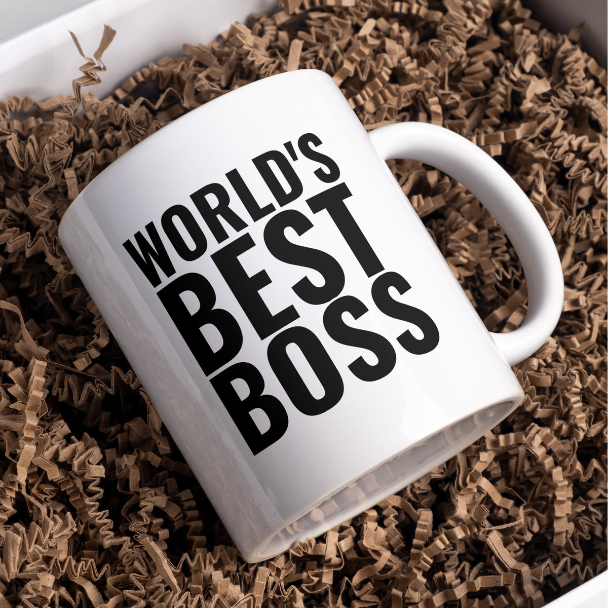 World’s Best Boss Mug – Funny Manager Gift – Greeting Card
