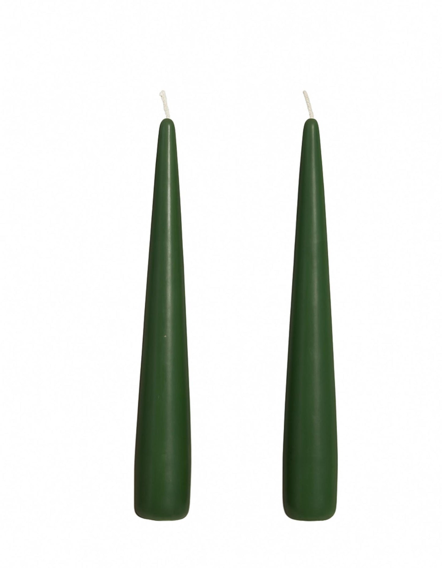 Tall Taper Candles | Dinner Table candle |Wedding Candles | Dinner Candle | Green Candles | Christmas Table Decoration | 24cm Green Candle