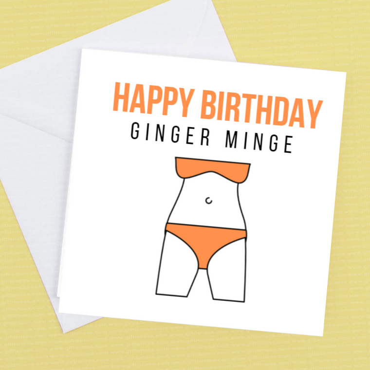 Ginger Minge – Greeting Card