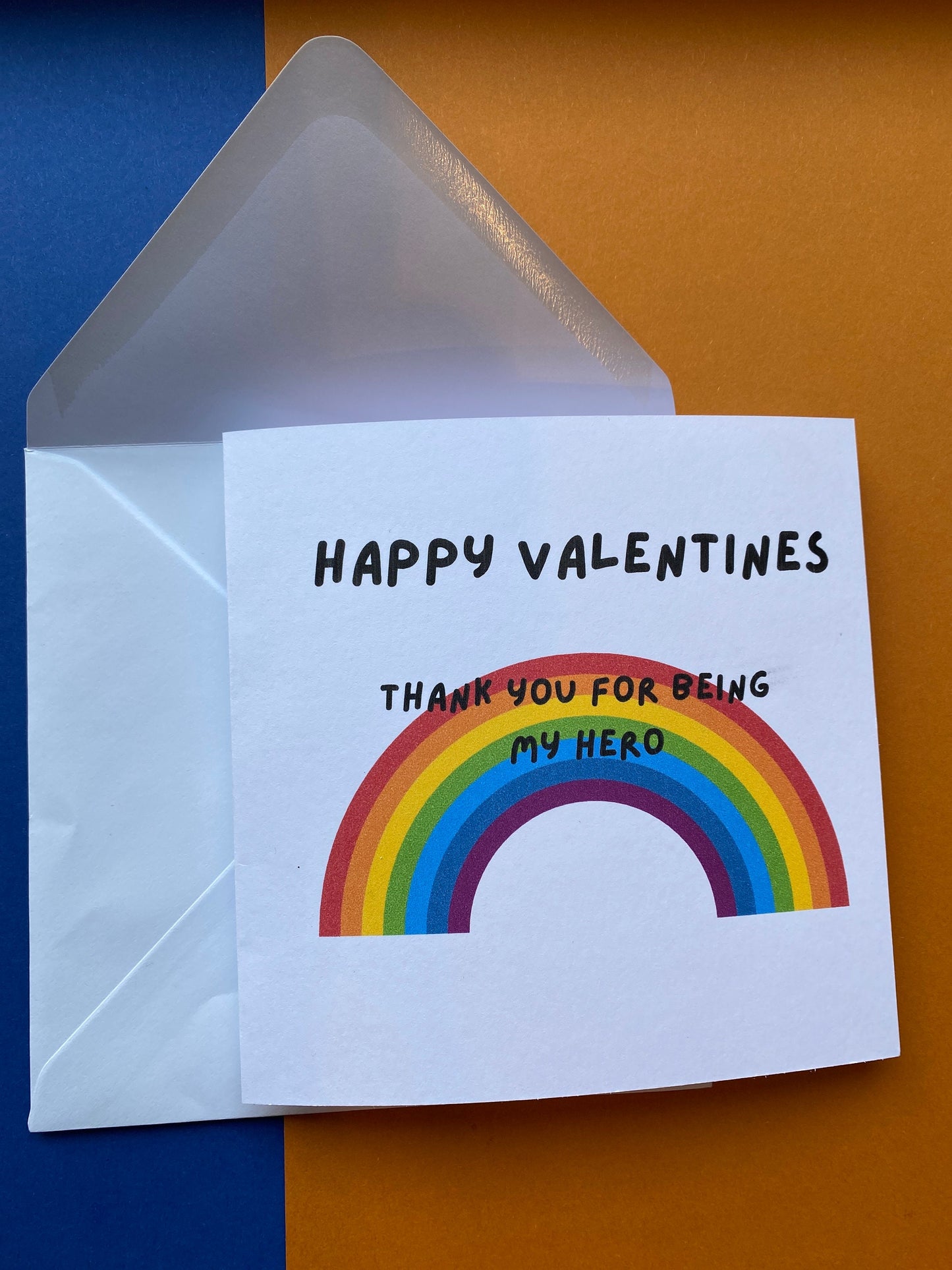Happy Valentines “Thank you for being my hero”