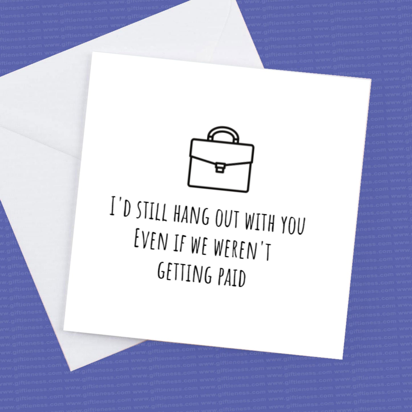 I'd still hang out with you even if we weren't getting paid