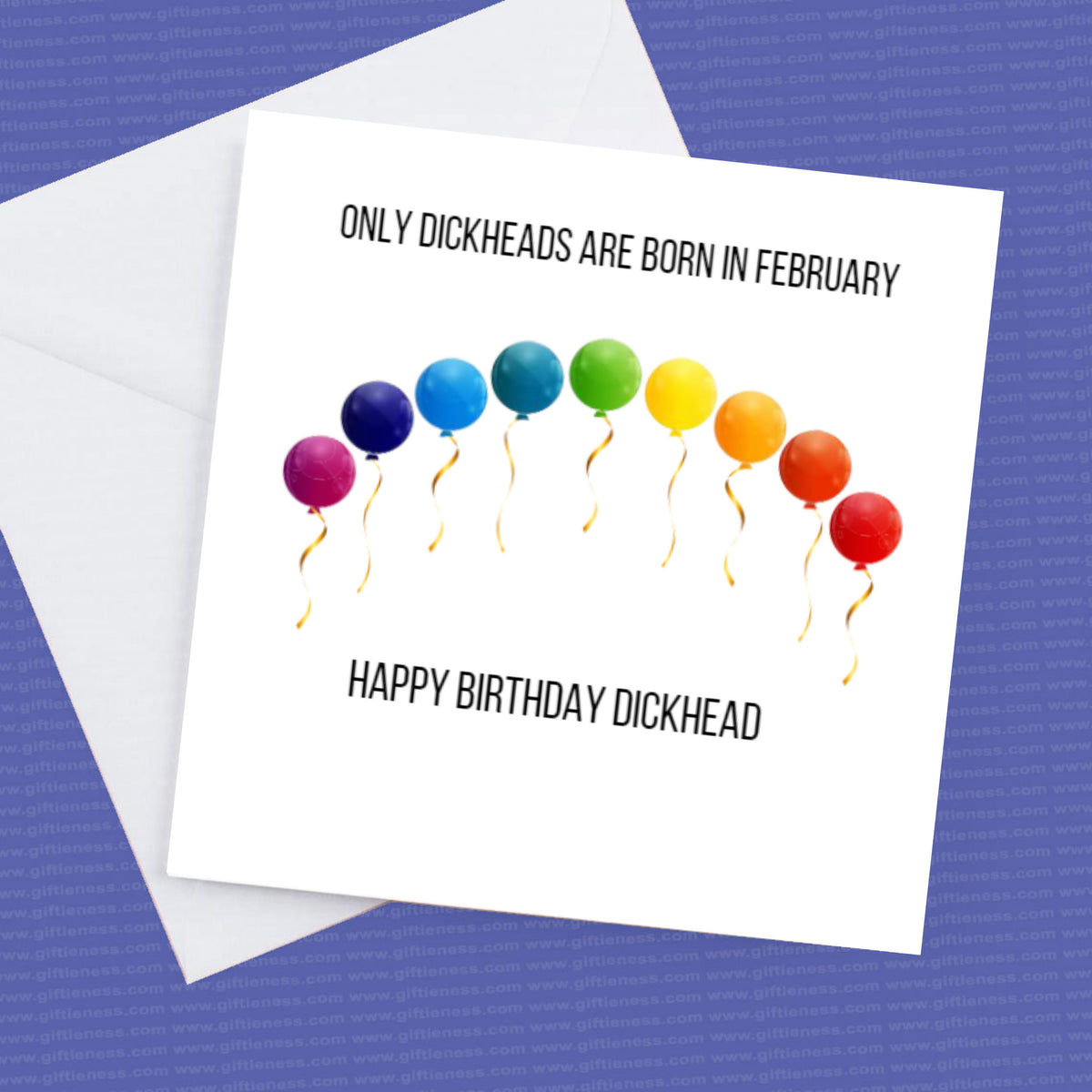Happy Birthday Dickhead – Birthday Card