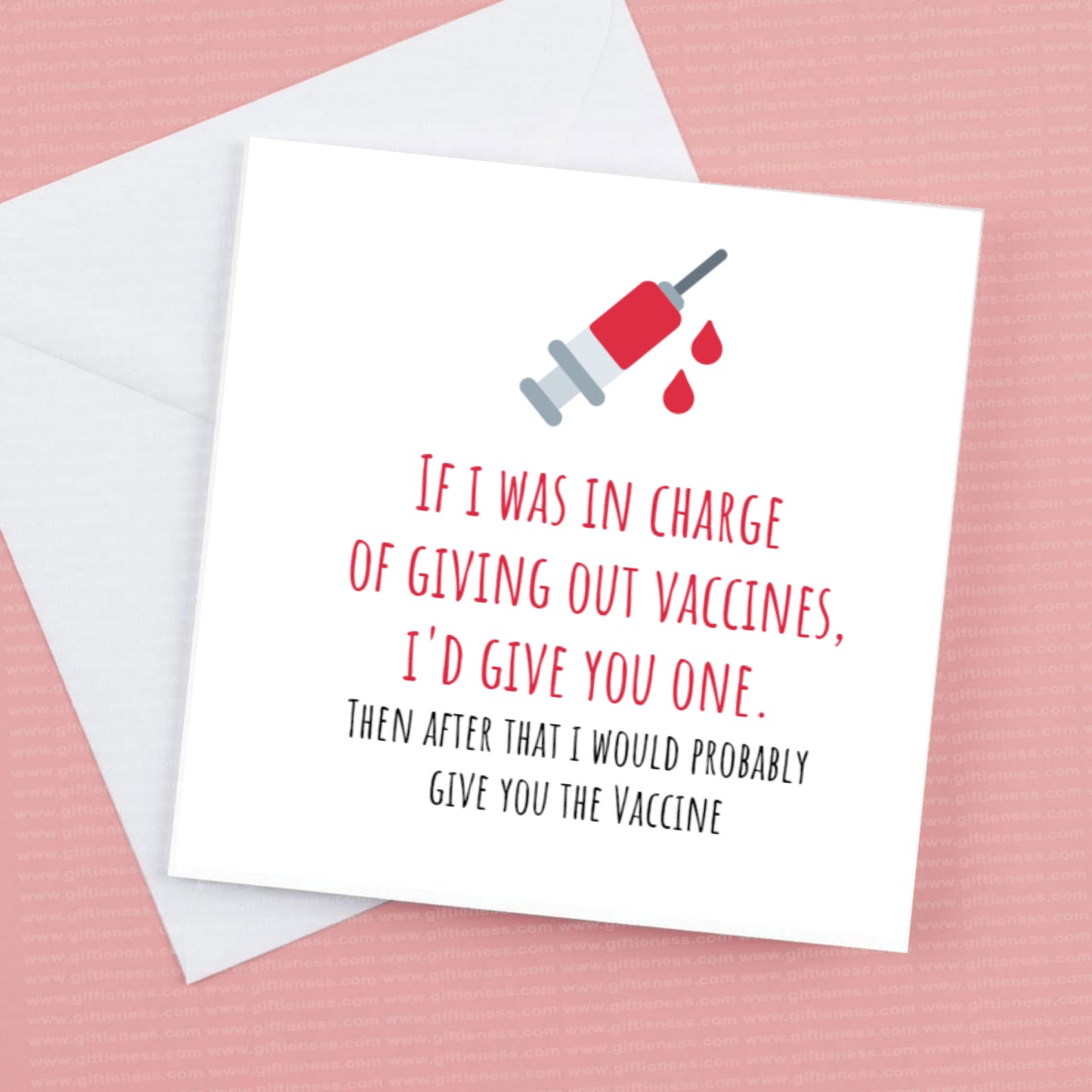 If I was In charge of giving out vaccines - I'd give you one!