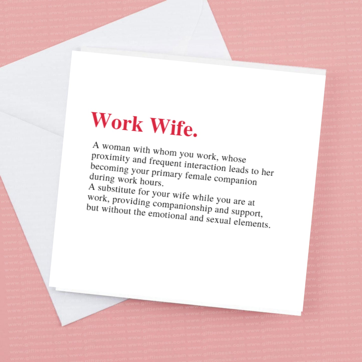 Work Wife Card