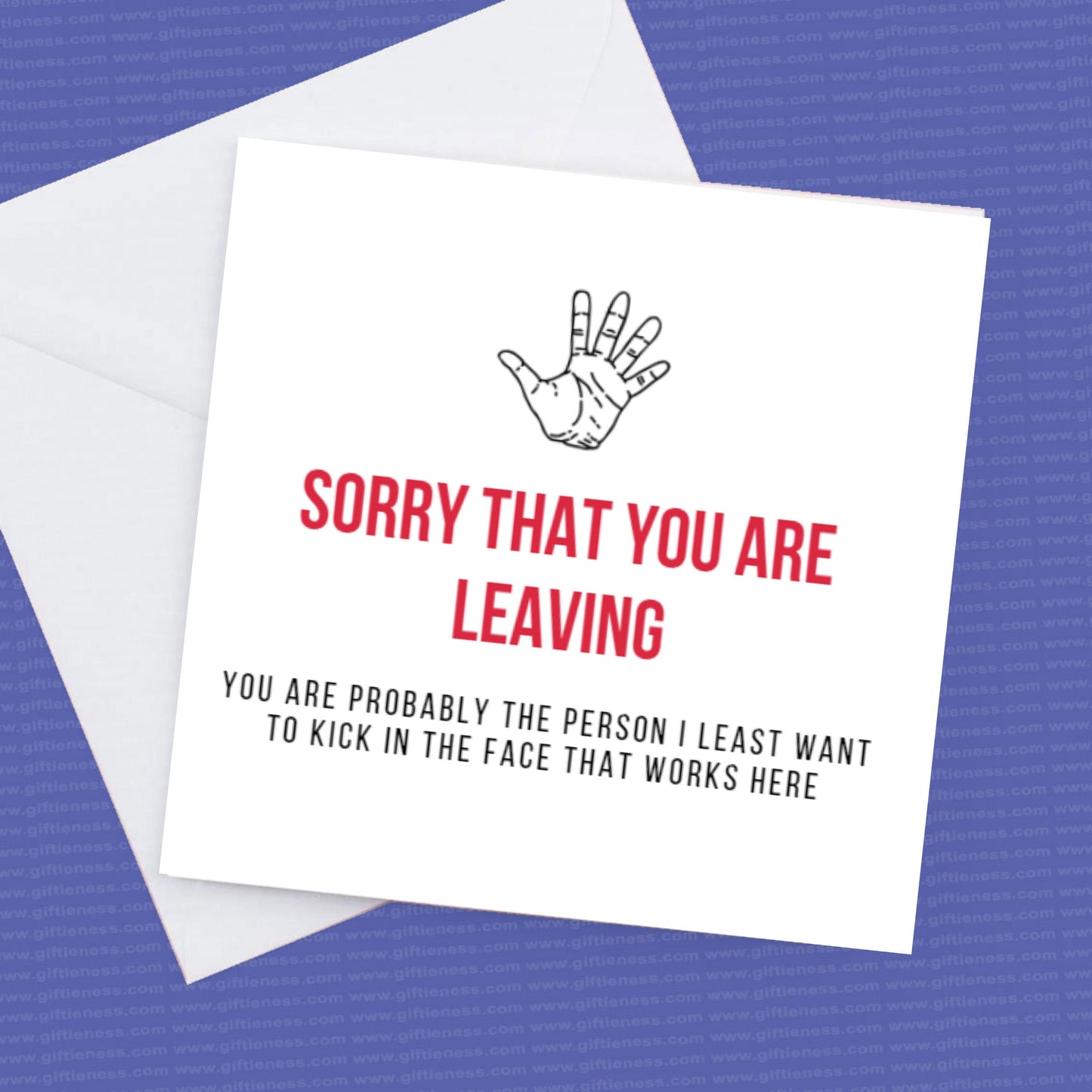 Sorry that you are leaving