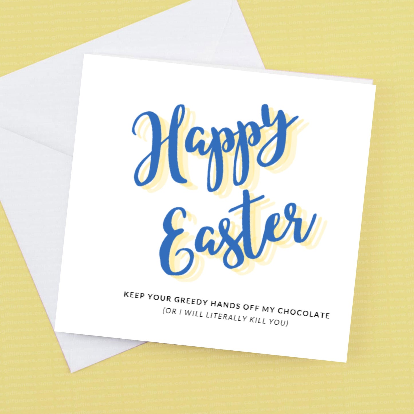 Happy Easter - Keep your greedy hands off my chocolate card