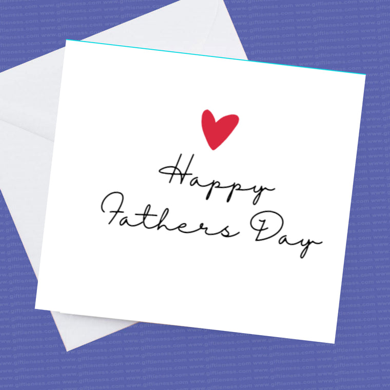Happy Fathers Day Card and envelope – Greeting Card