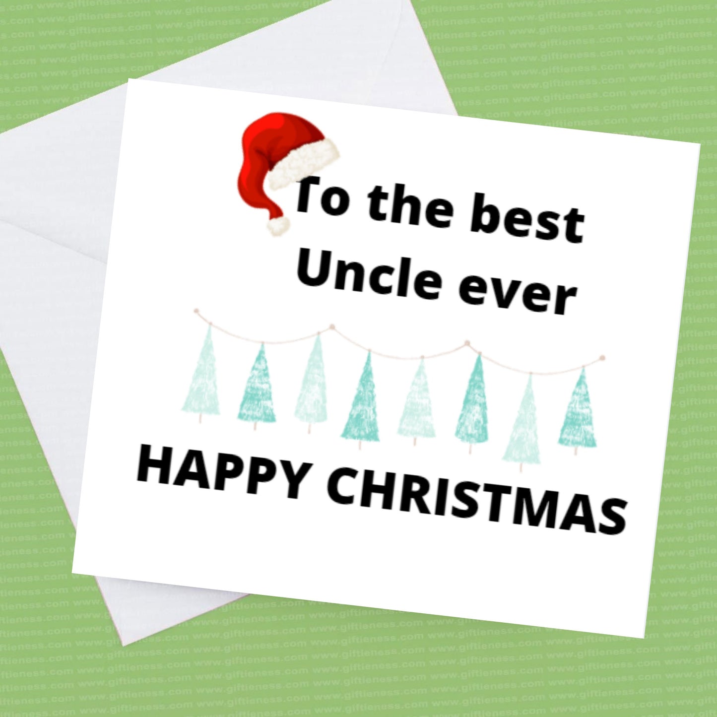 Christmas Card to the Best Sister, Brother, Auntie, Uncle personalise for who you would like