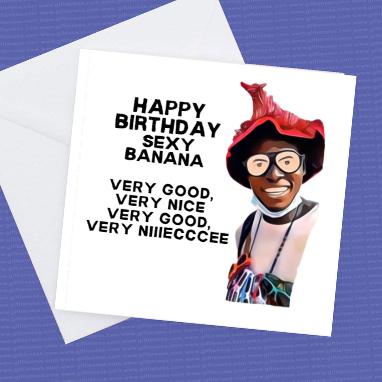 Chicken nugget man Tik Tok Famous card, Very Good Very Nice, Sexy Banana