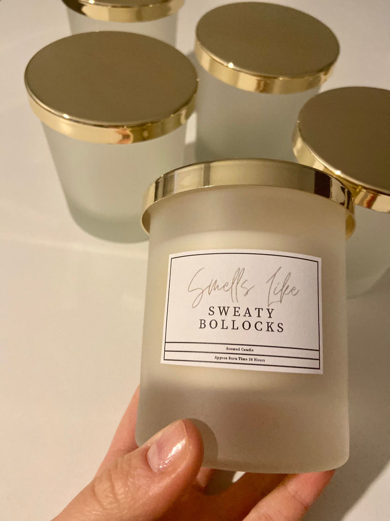 Smells Like Sweaty Bollocks Candle / Funny Candles / Funny Gifts/ Birthday Gifts – Birthday Card