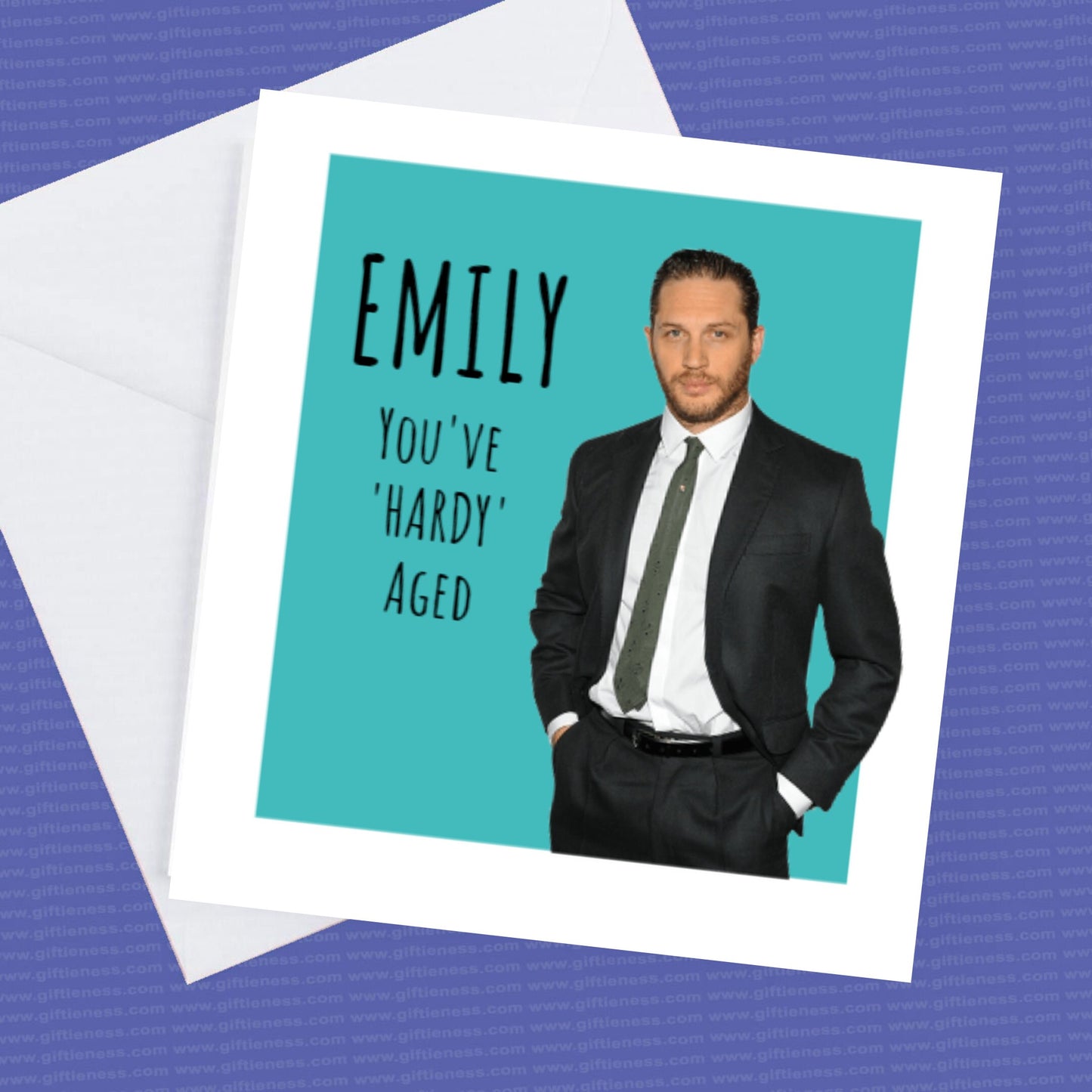 Personalised Tom Hardy Birthday card