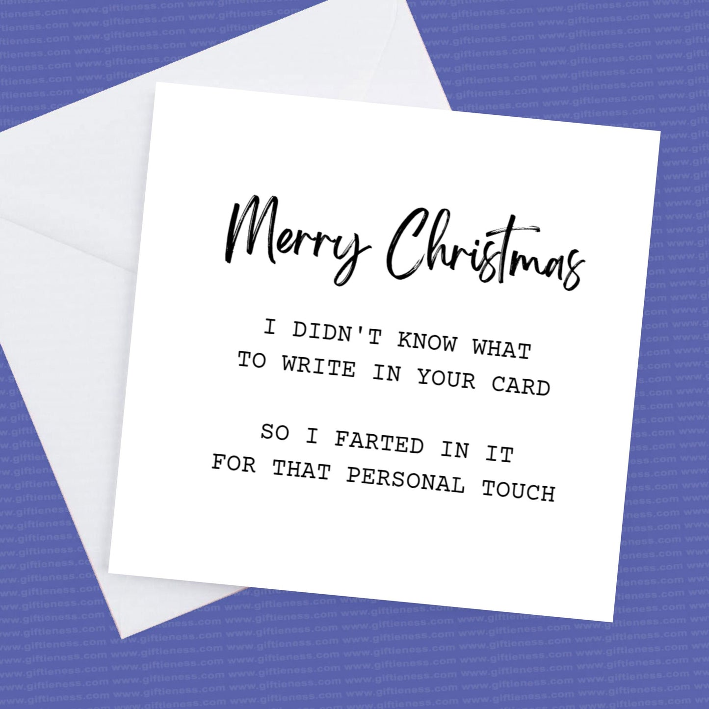 Merry Christmas I Farted in Your Card!