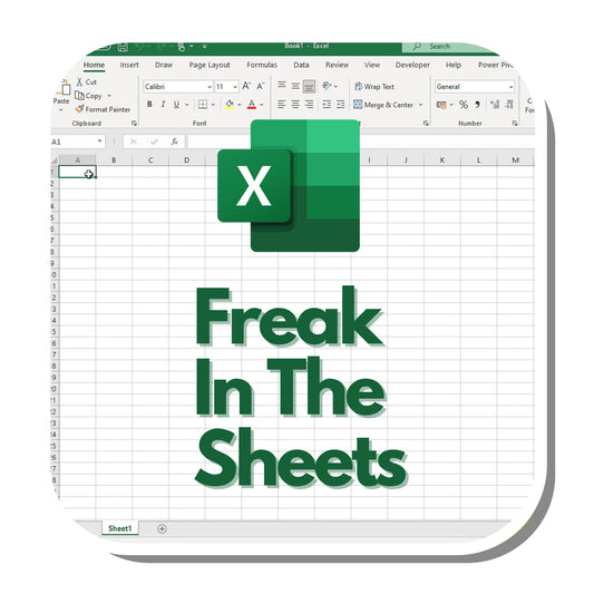Freak in the sheets speadsheet coaster