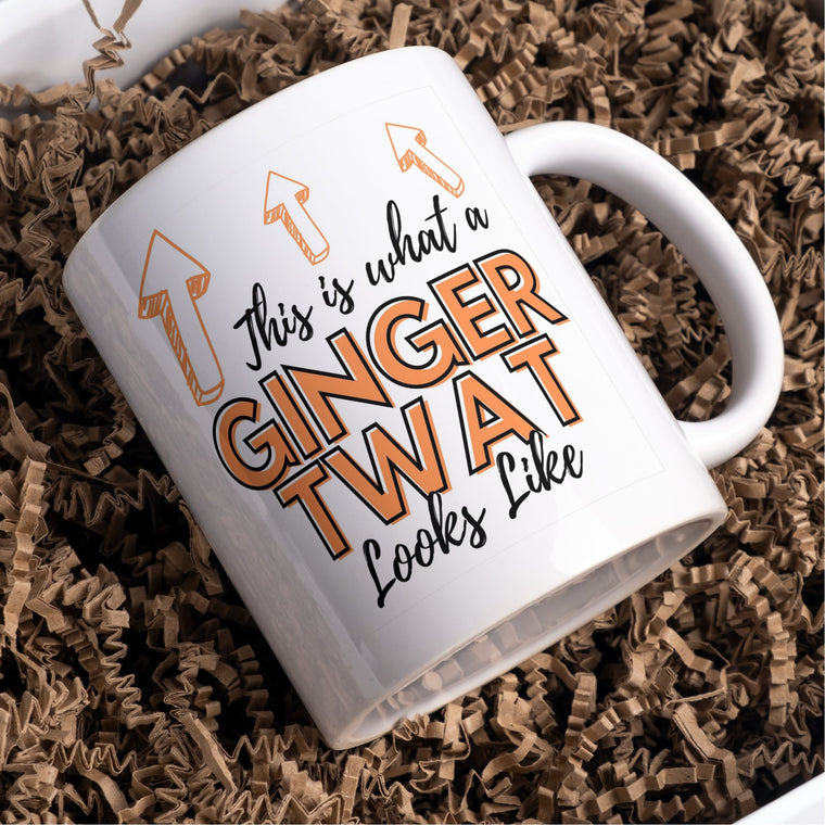 This is what a Ginger Twat looks like mug – Greeting Card