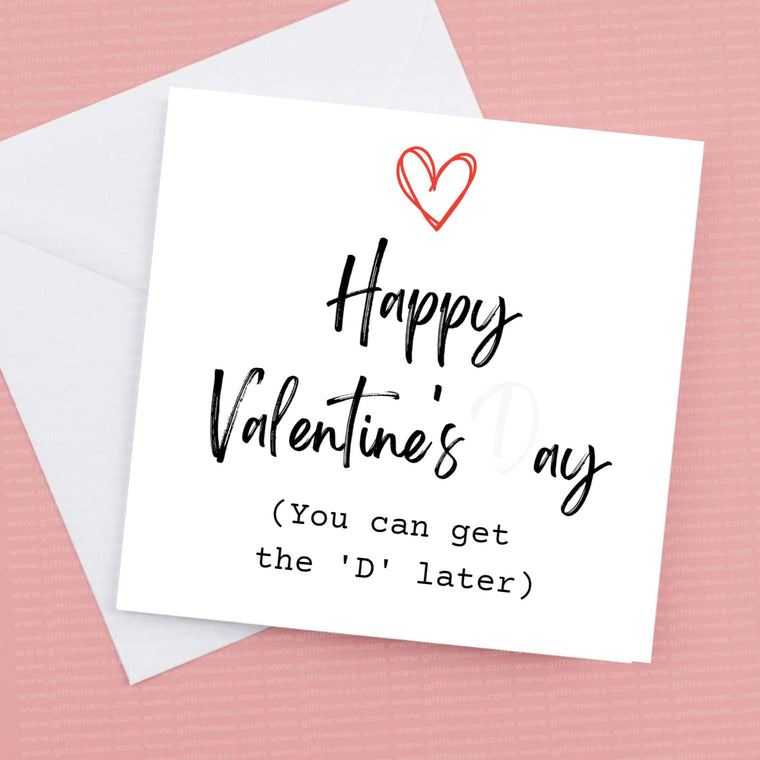 Happy Valentine’s Day Rude Card – Valentine’s Card