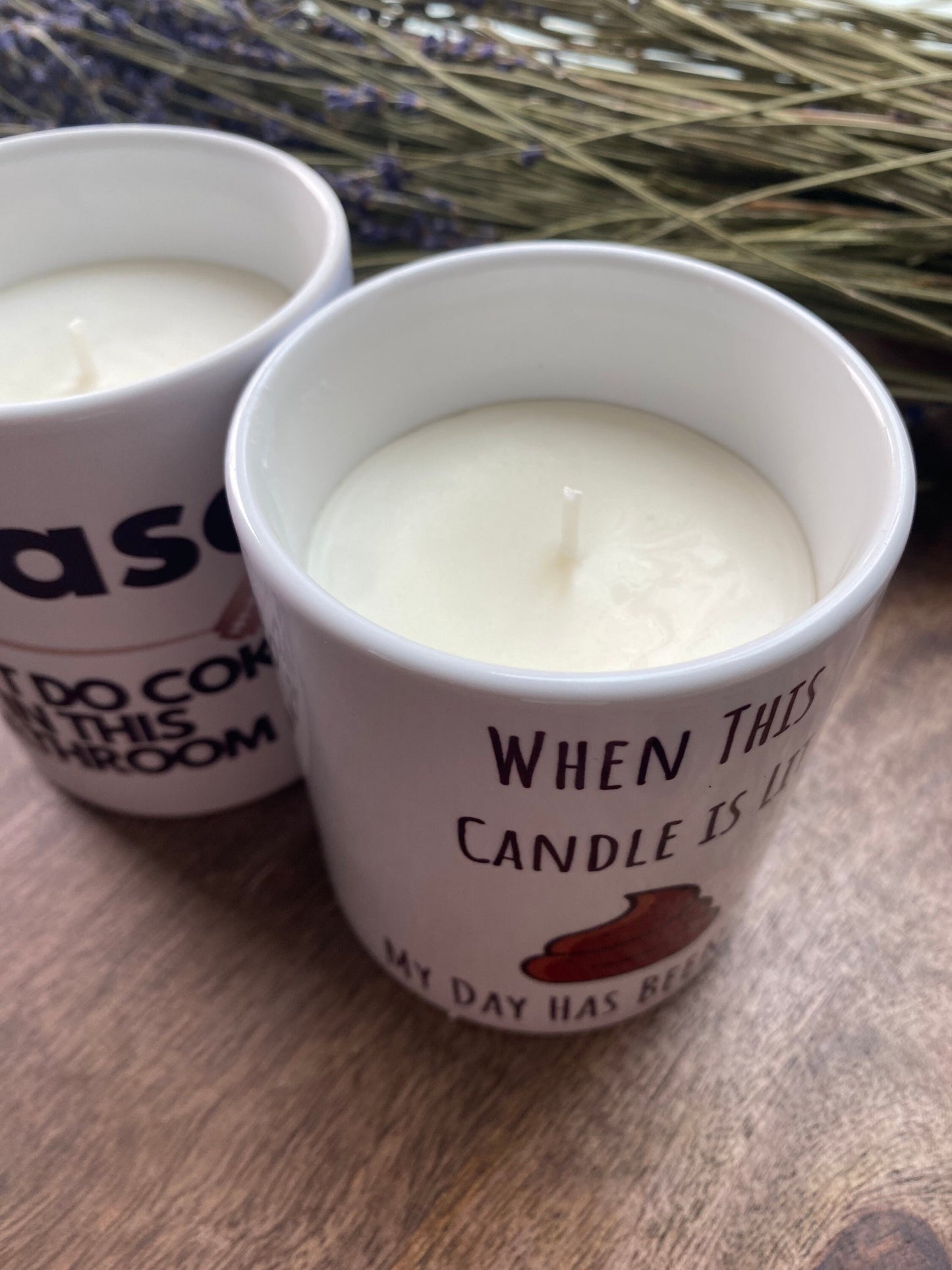 Please don’t do coke in this bathroom Candle, club candle, restaurant candle