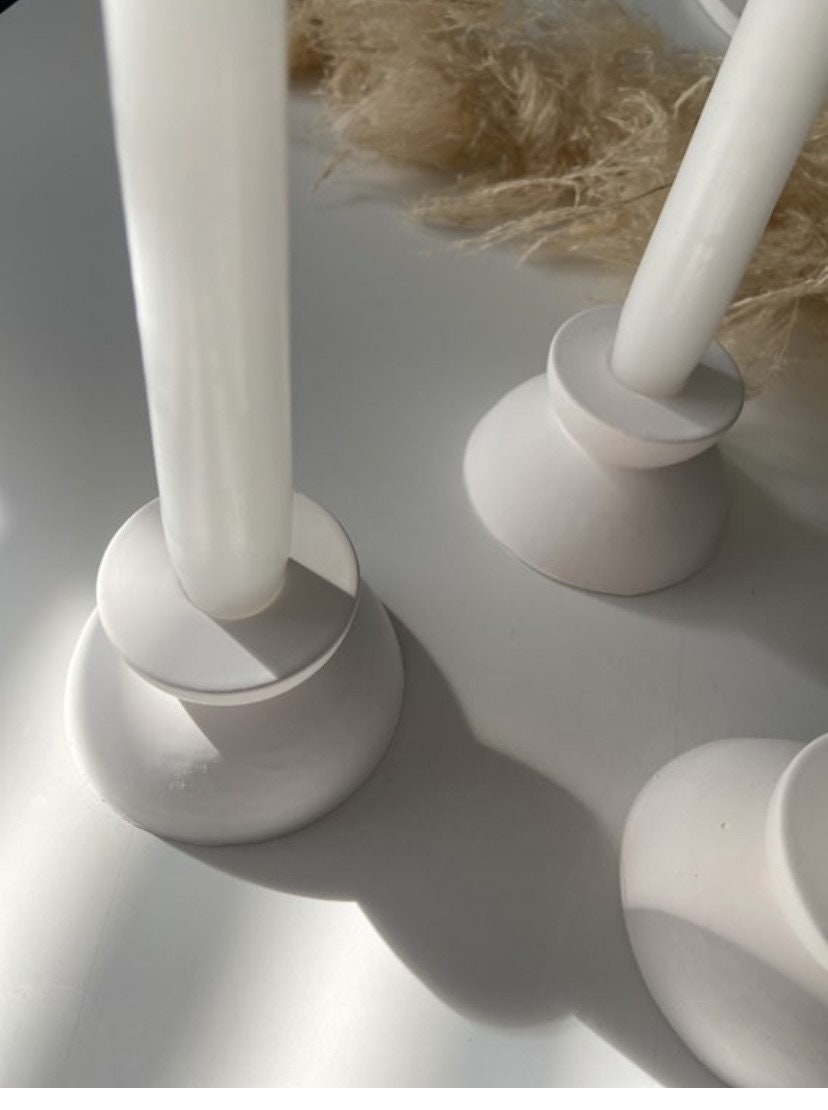 Stone Candlestick holder for Taper candle