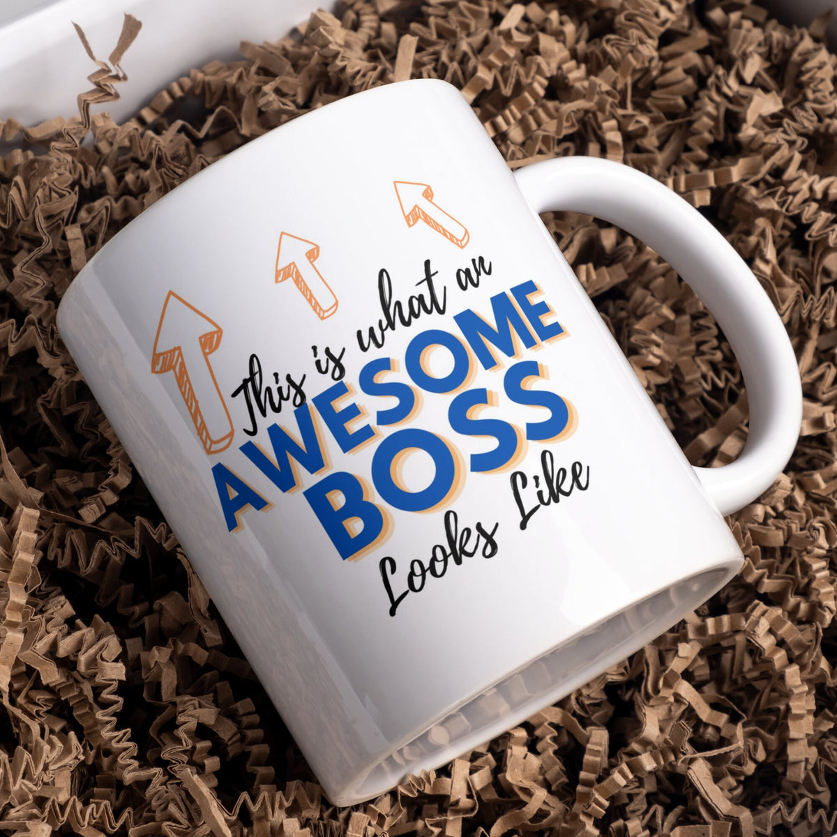 This is what an Awesome Boss looks like mug – Greeting Card