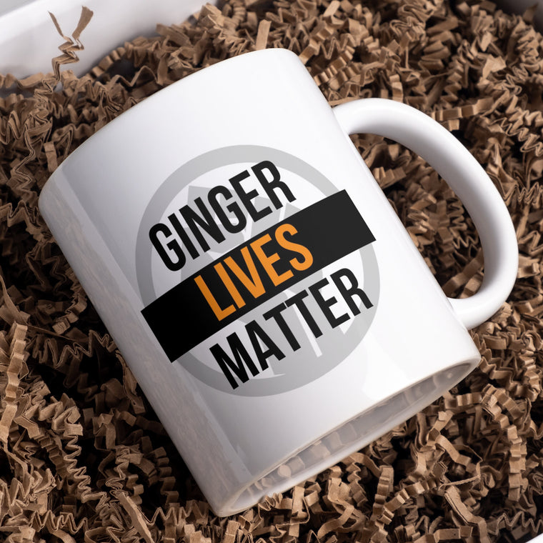 Ginger Lives Matter mug – Greeting Card