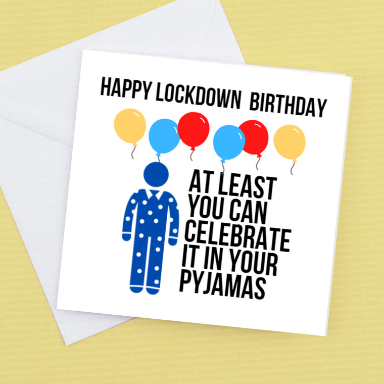 Happy Lockdown Birthday – Birthday Card
