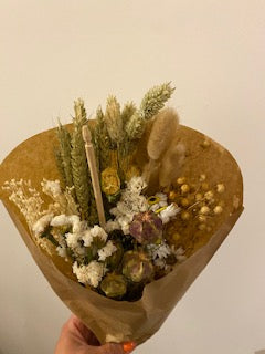 Dried Wildflower Field Bouquet Beautiful Natural Colours