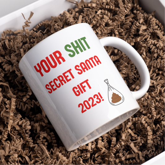 Shit Secret Santa Gift Mug 2022