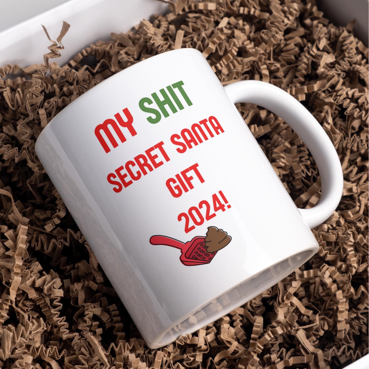 Shit Secret Santa Gift Mug 2024