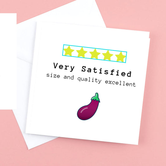 Valentines Card Rude and Fun "size and quality excellent"