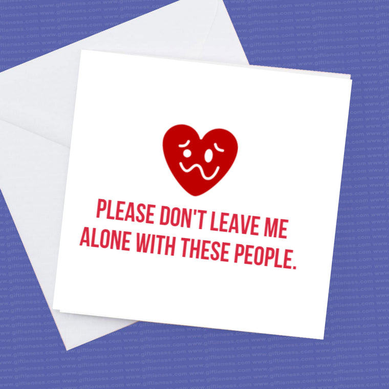 New Job card – please don't leave me alone with these people