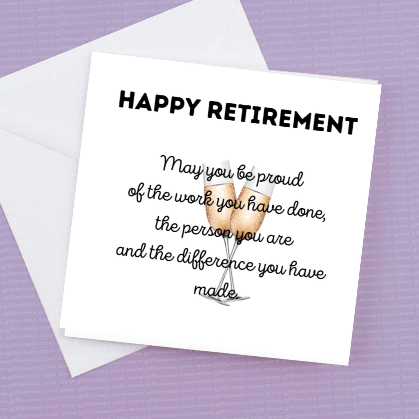 Happy Retirement Card, May you be proud of the work you have done