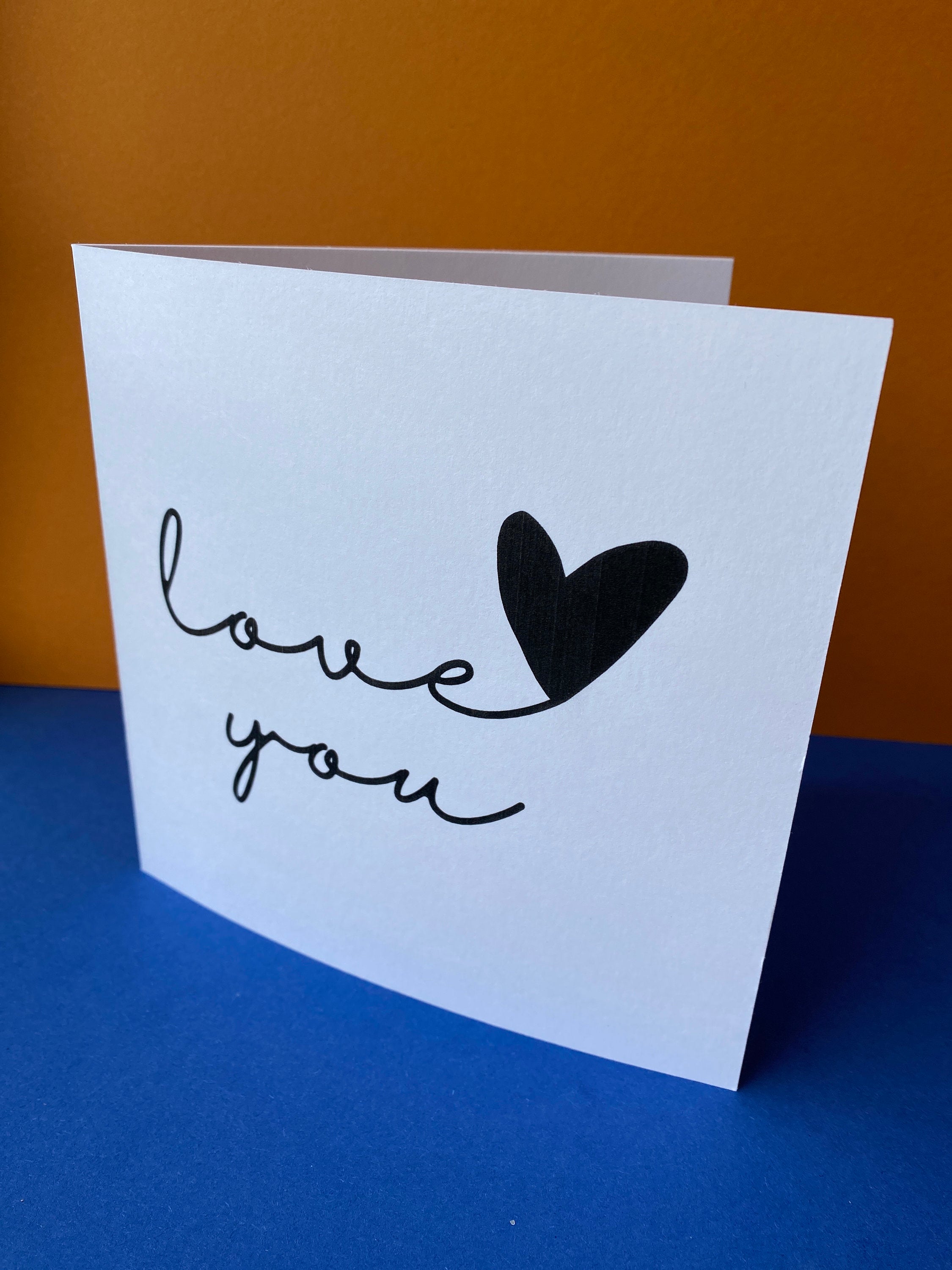 Valentines Card “Love You”