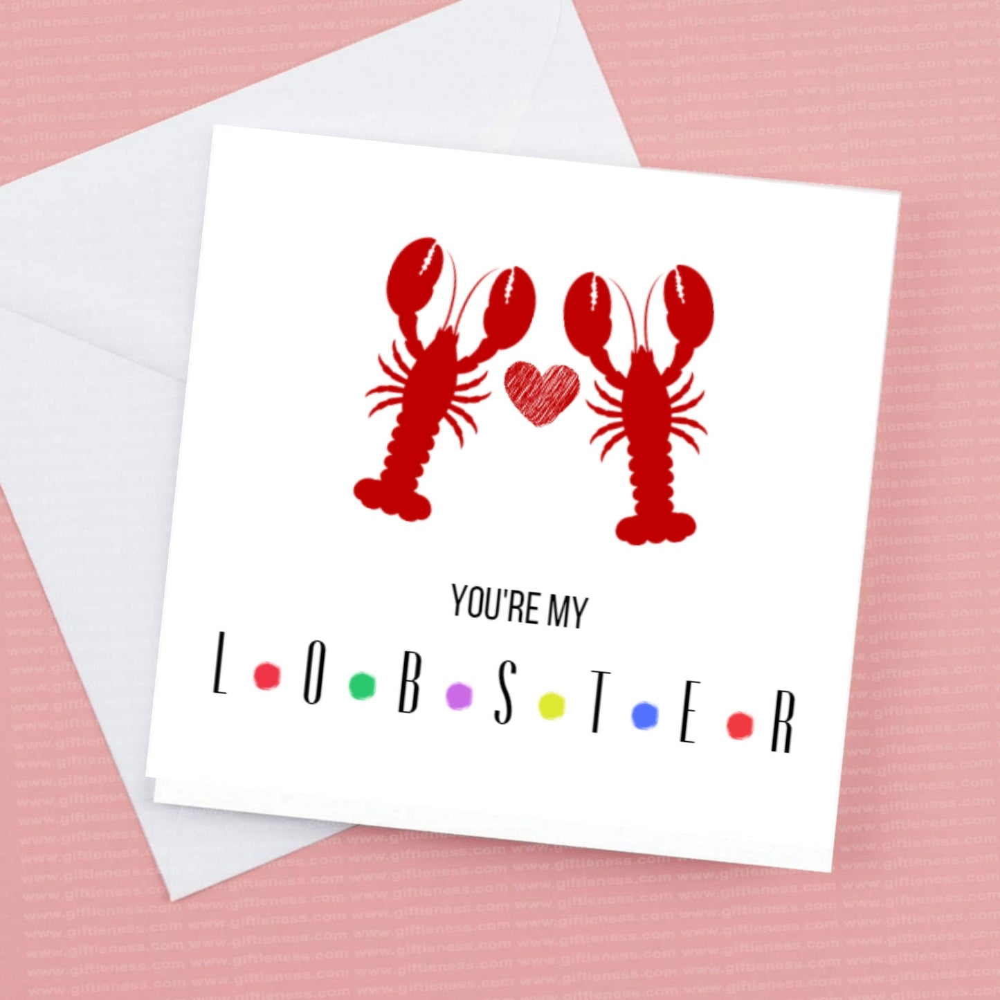 Valentines Card your my Lobster