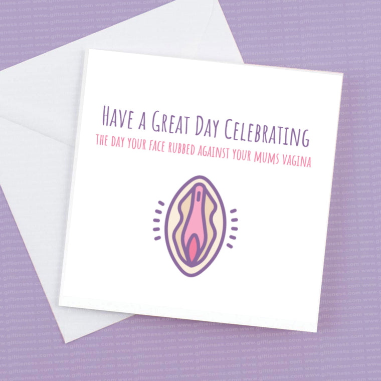 Funny Rude Birthday Card for Him or Her