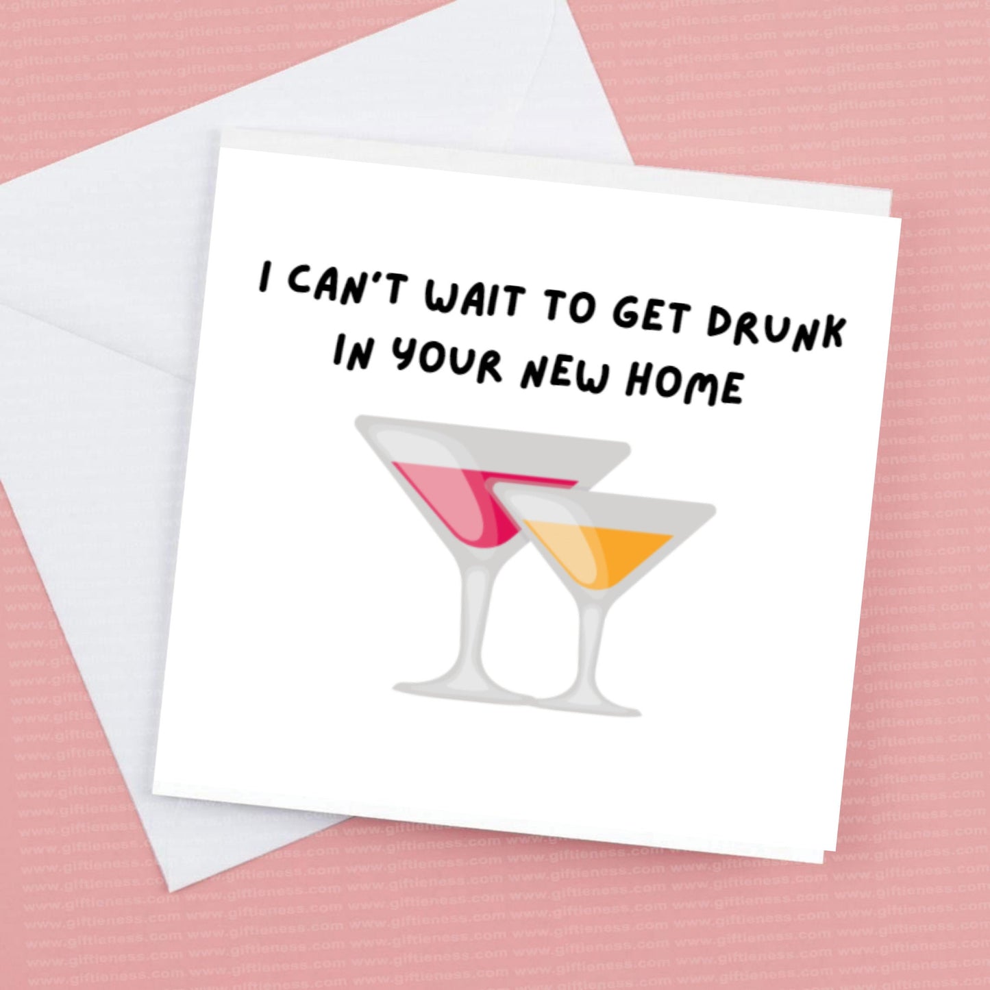 New Home Card - I can't wait to get drunk in your new home