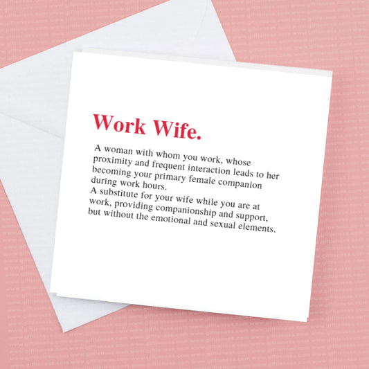 Work Wife Card