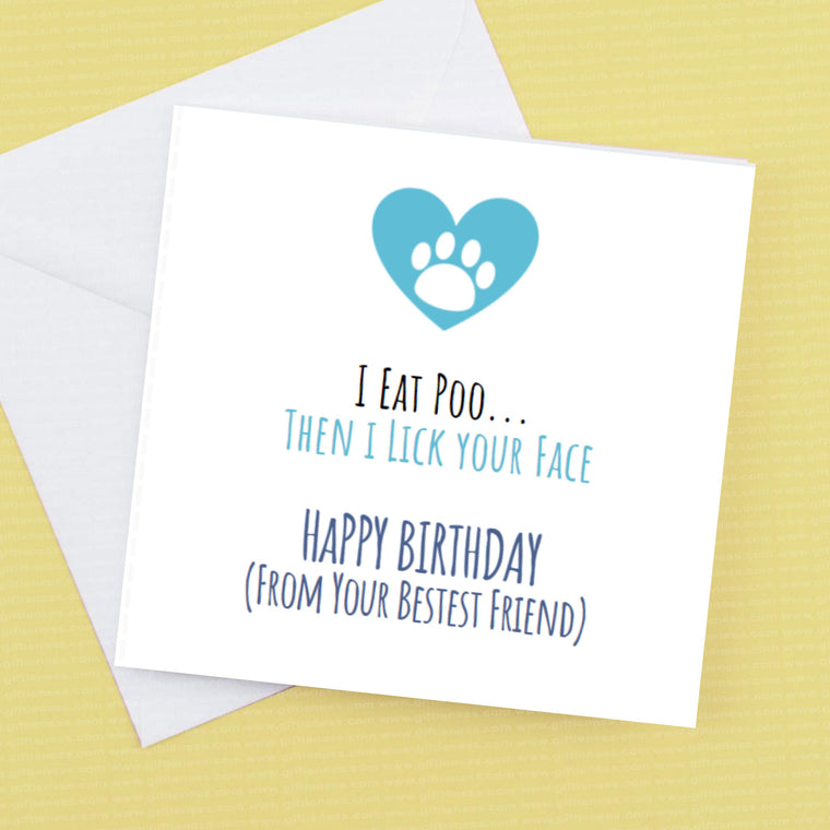 Happy Birthday from your bestest friend – Birthday Card