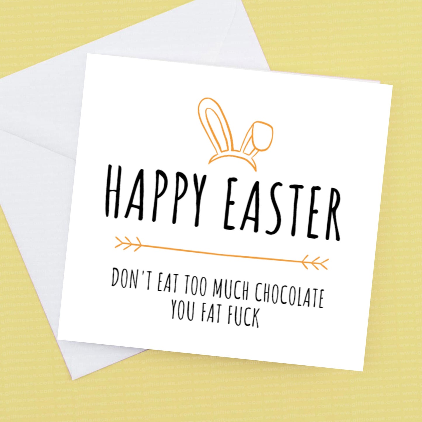 Happy Easter Don't Eat Too Much Chocolate