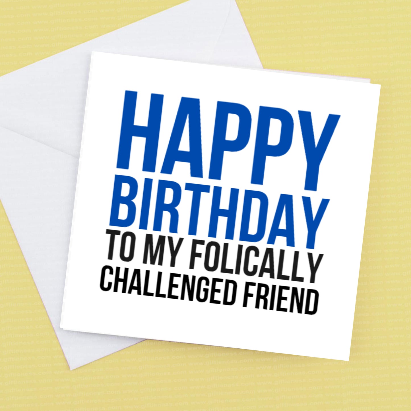 Happy Birthday to my Folically challenged friend
