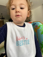 Baby Bib Babcia's Bestie can be changed to Mummys, Nannys, Grannys or any Name – Greeting Card