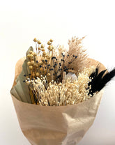 Dried Wildflower Bouquet with Black Accents – Greeting Card