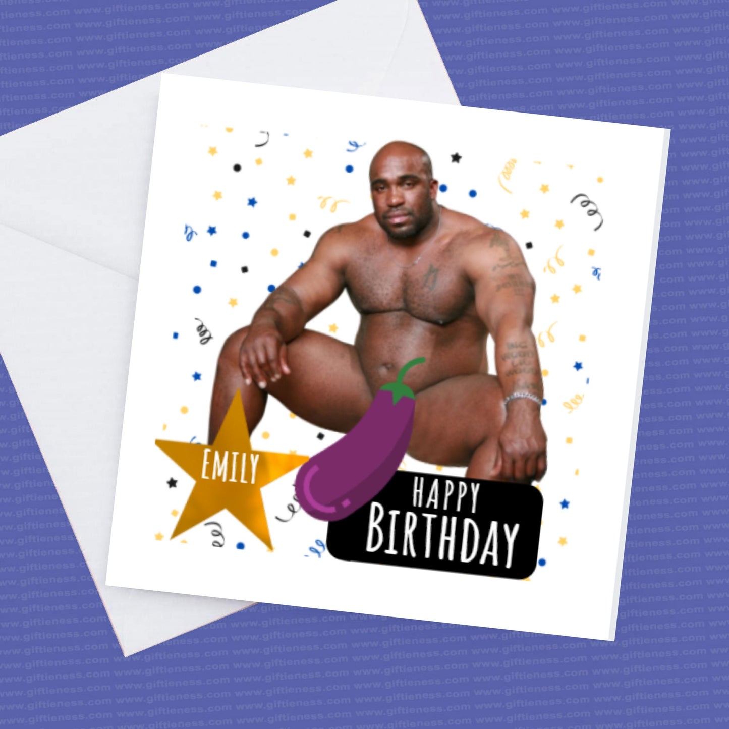 Personalised Fun Barry Birthday Card