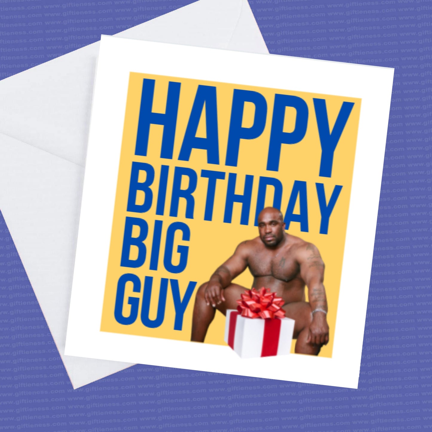 Happy Birthday Big Guy, Fun Barry Birthday Card