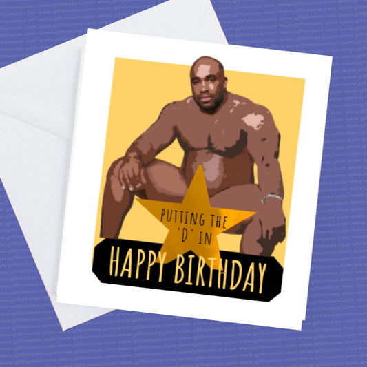 Happy Birthday putting the D in Birthday, Funny Barry Birthday Card