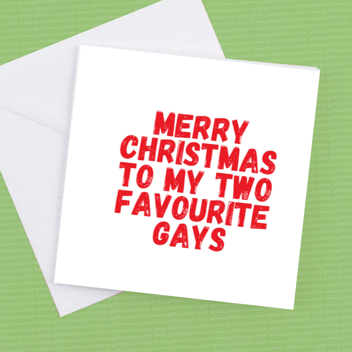 Merry Christmas To My 2 favourite Gays – Greeting Card