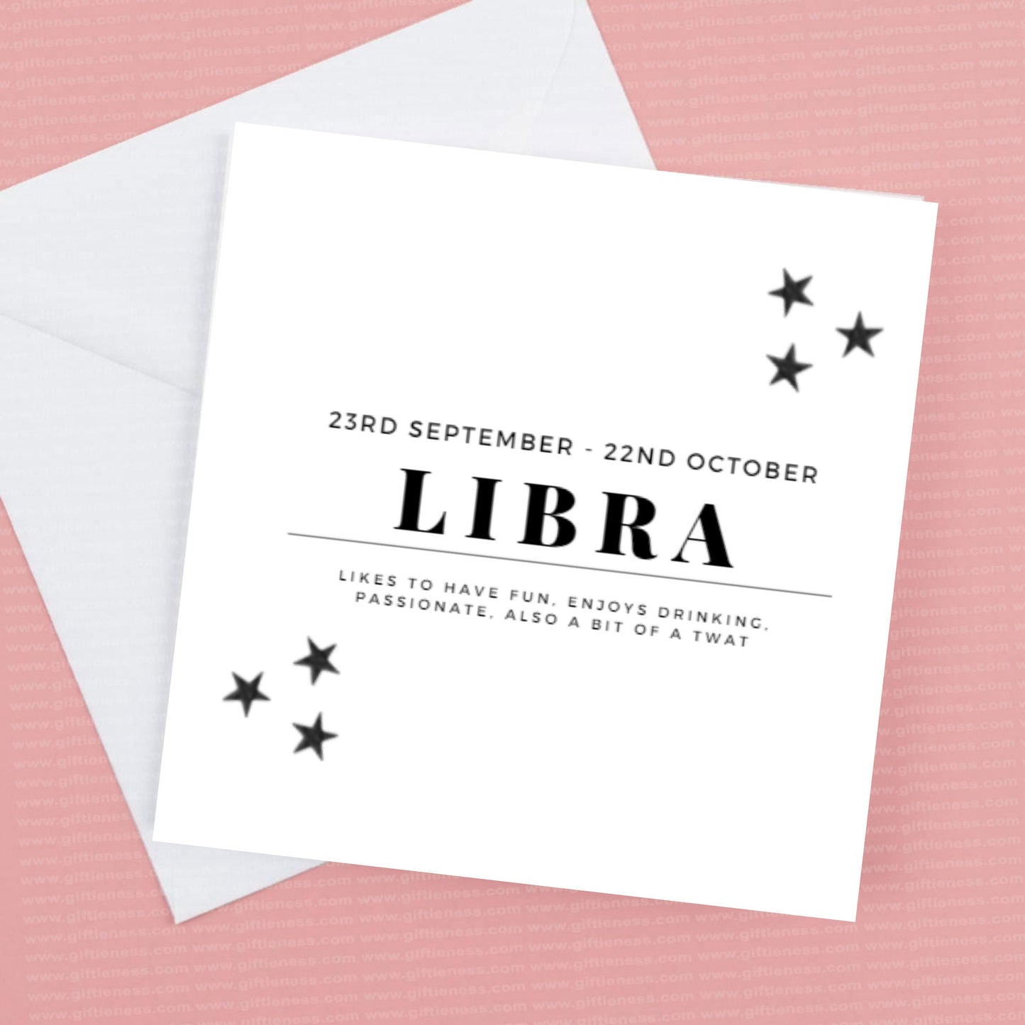 October Birthday Card, Libra Birthday Card, Funny Birthday Card