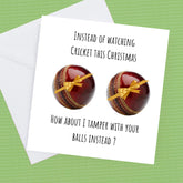 Christmas Card for The Cricket Fan In Your Life – Greeting Card