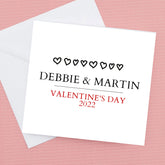 Valentine’s Day 2022 , Personalised Valentine’s Card