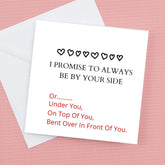 Happy Valentine’s Day Cheeky Rude Card – Valentine’s Card