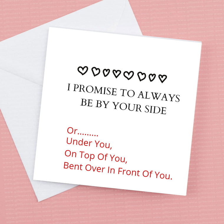 Happy Valentine’s Day Cheeky Rude Card – Valentine’s Card