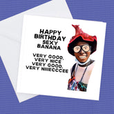 Chicken nugget man Tik Tok Famous card, Very Good Very Nice, Sexy Banana